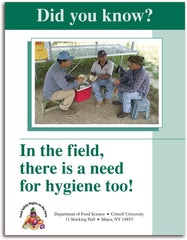Did you know? In the Field there is a need for hygiene too!