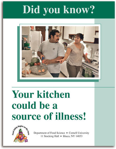 Did you Know? Your kitchen could be a source of illness!